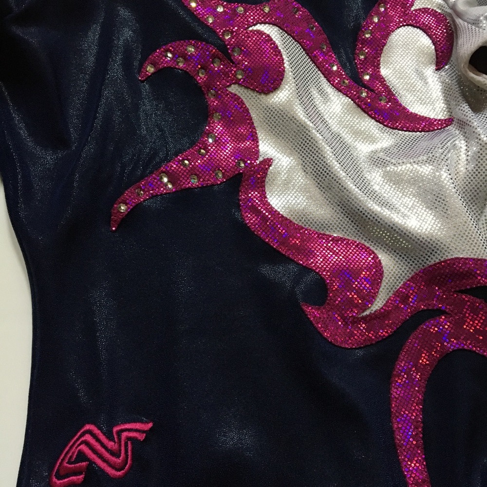 Alpha Factor Competition Gymnastic Leo Rhinestone - Picture 3 of 12
